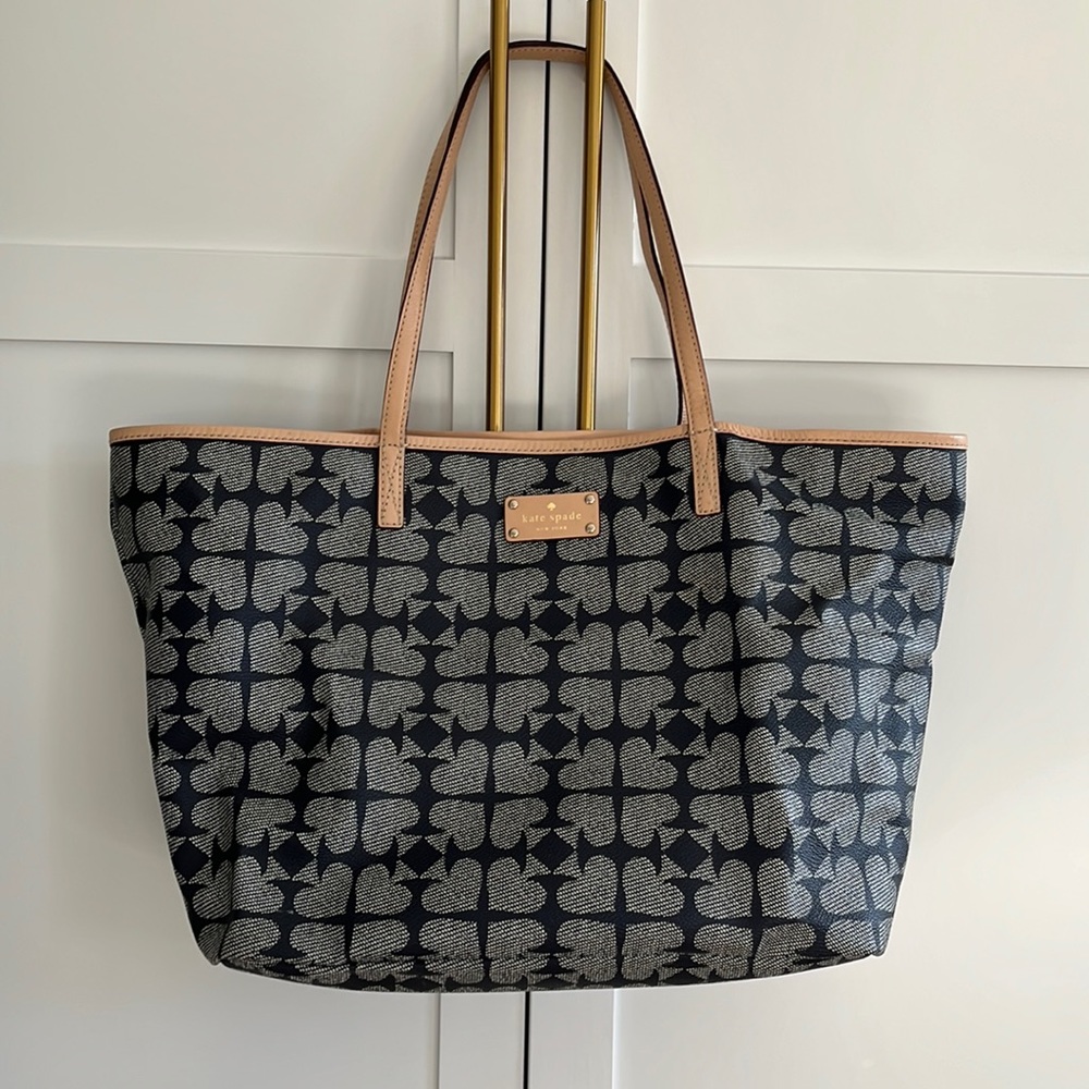 Kate Spade Canvas and Leather Tote